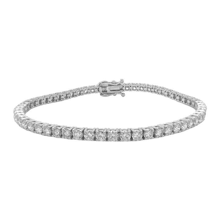 14kt White Gold Diamond Tennis Bracelet