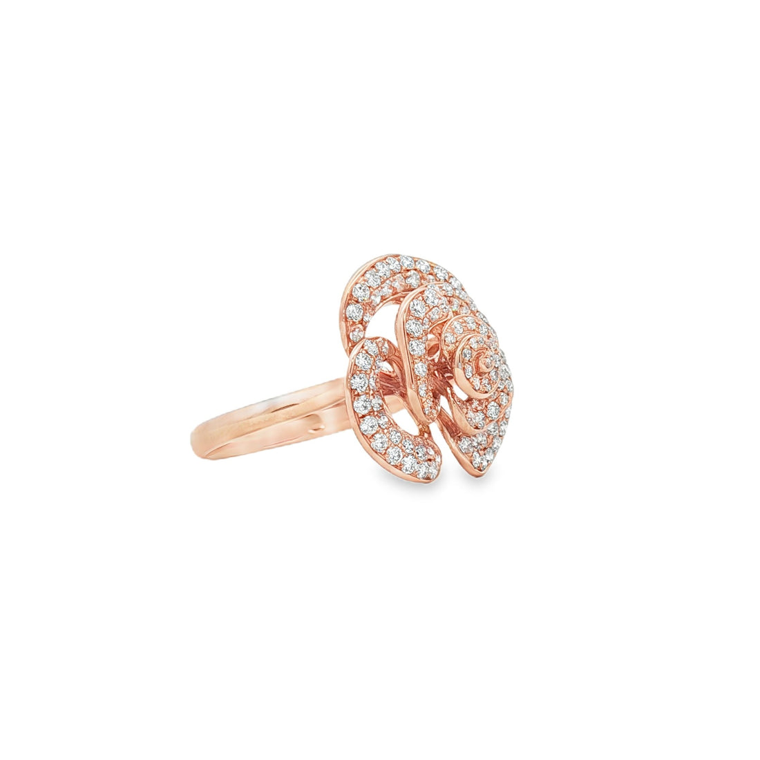 18kt Rose Gold Diamond Rings