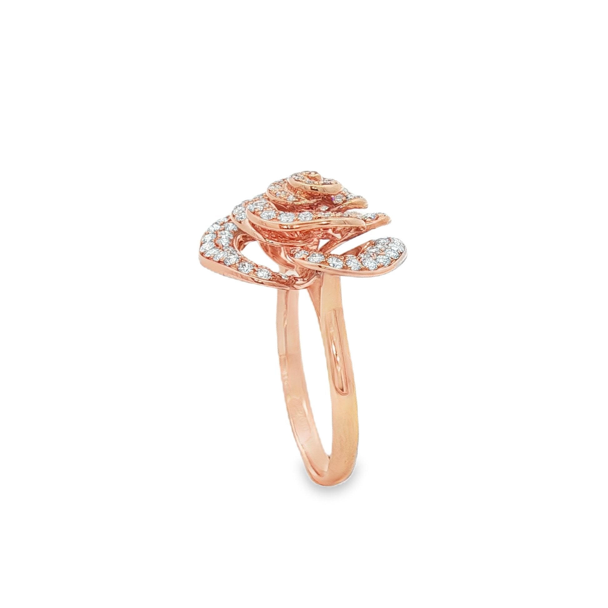 18kt Rose Gold Diamond Rings