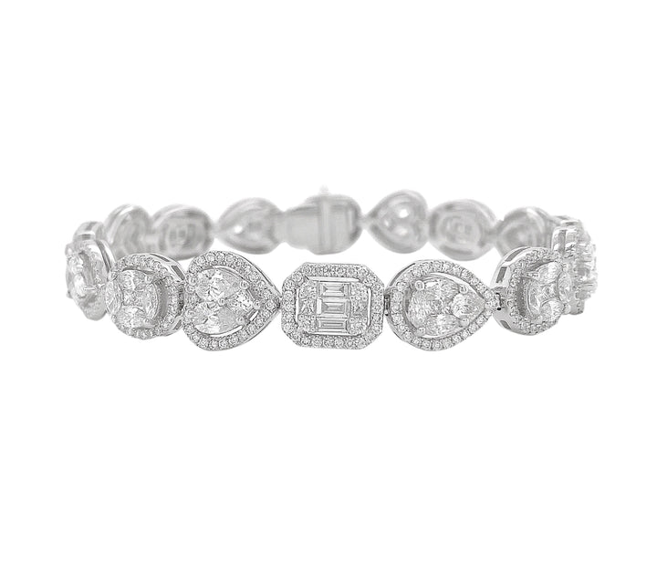18kt White Gold Diamond Bracelet
