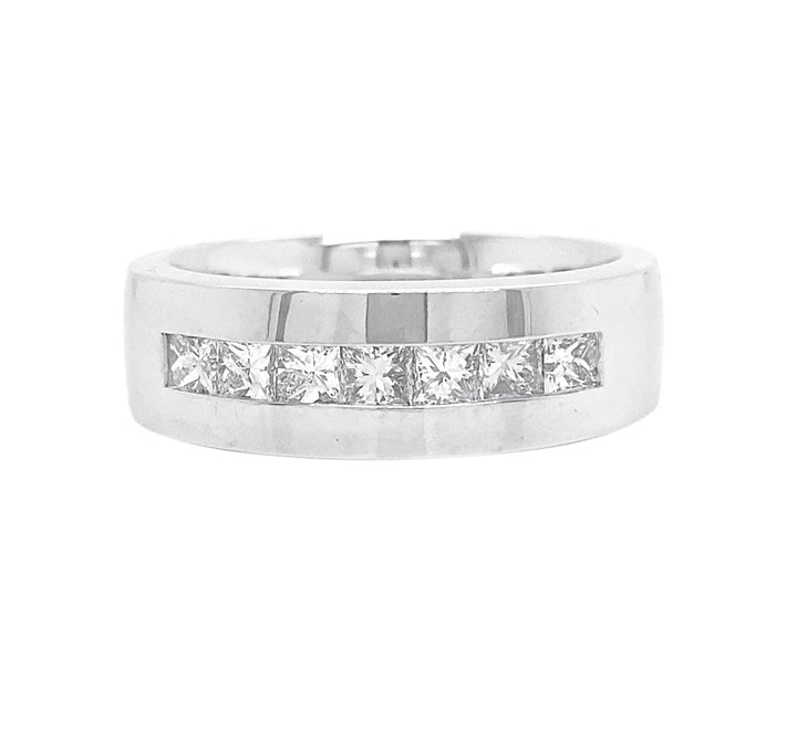 14kt White Gold Diamond Band