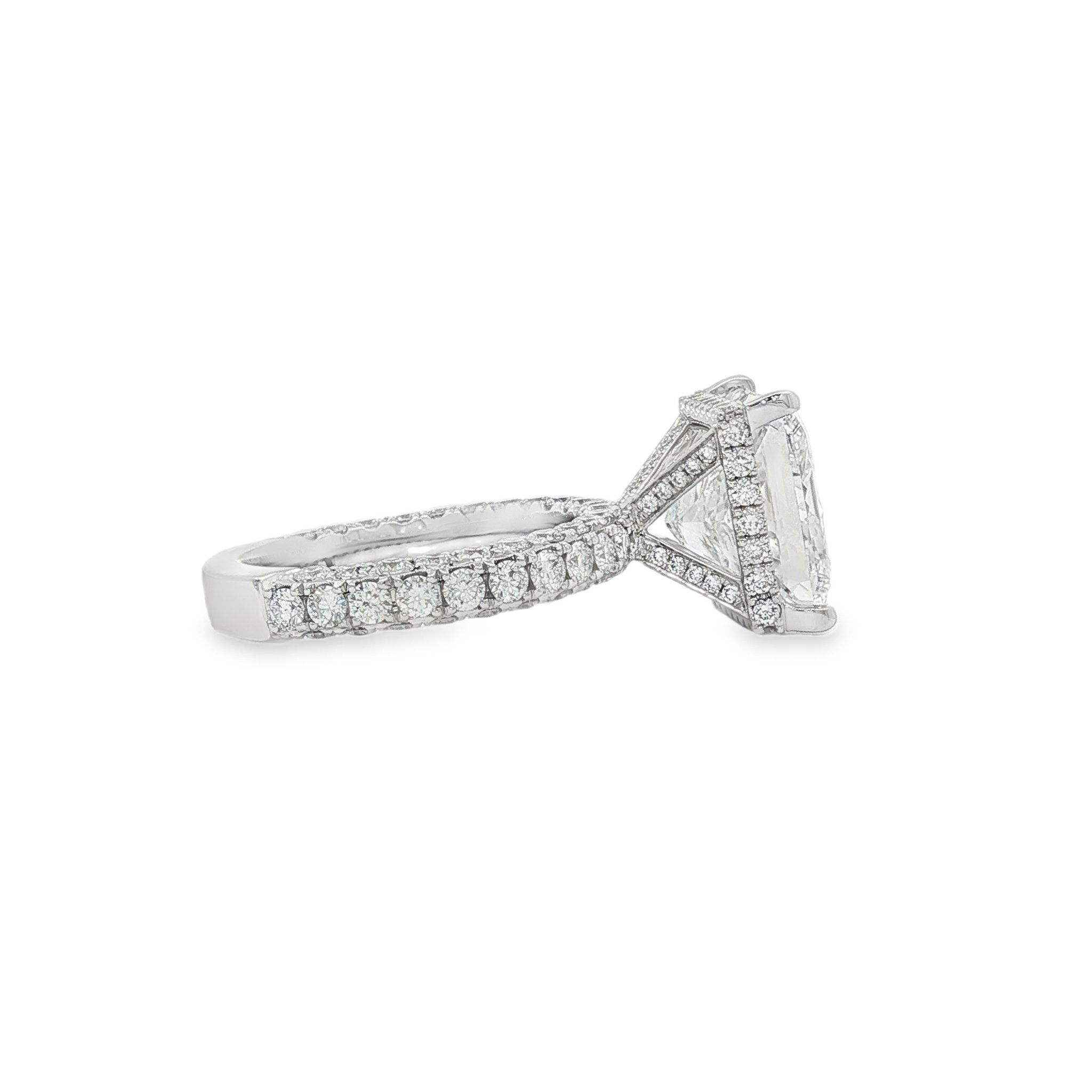 14kt White Gold Lab Diamond Ring