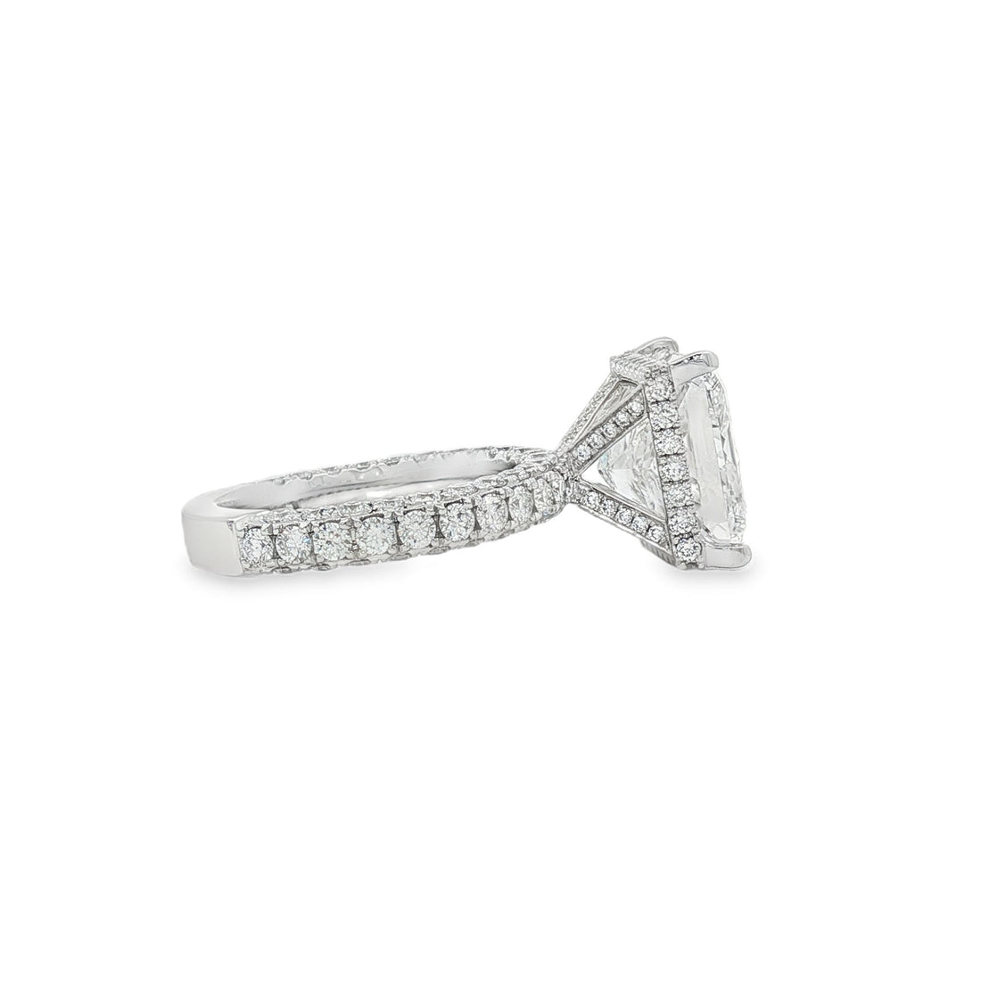 14kt White Gold Lab Diamond Ring
