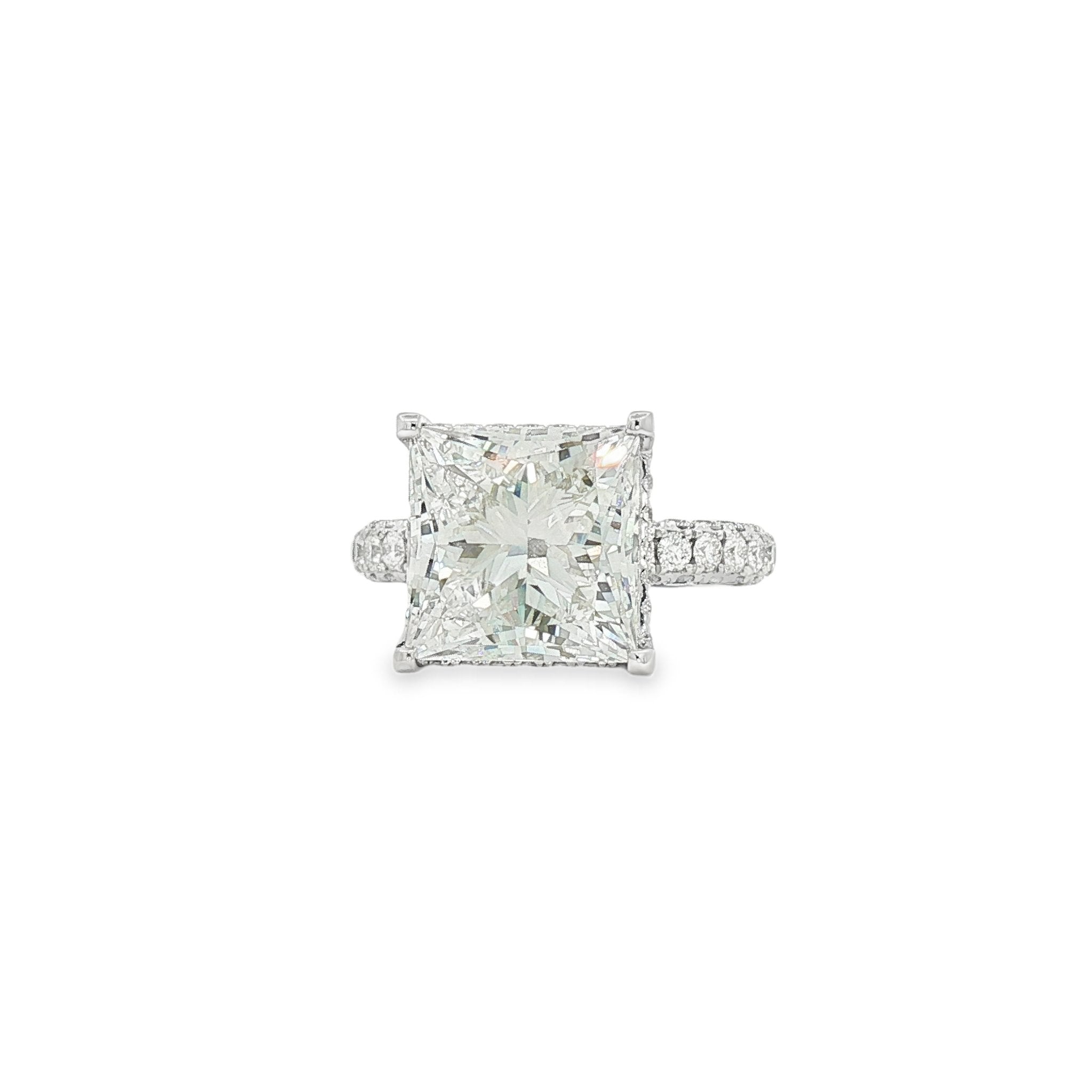 14kt White Gold Lab Diamond Ring