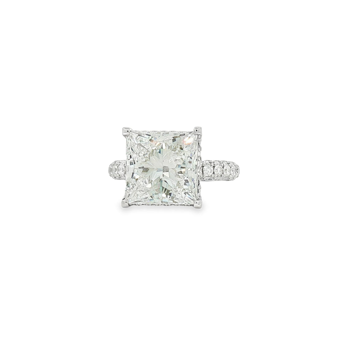 14kt White Gold Lab Diamond Ring