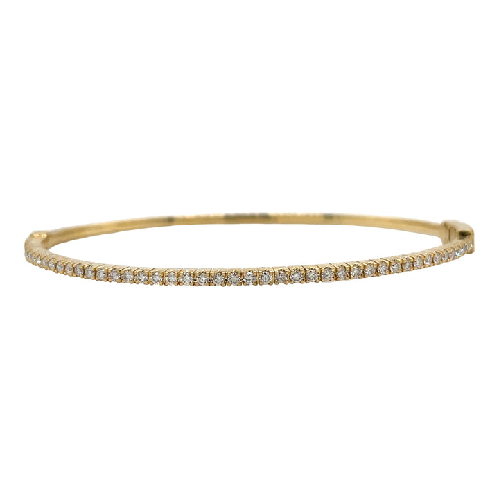 18kt Yellow Gold Diamond Bangle