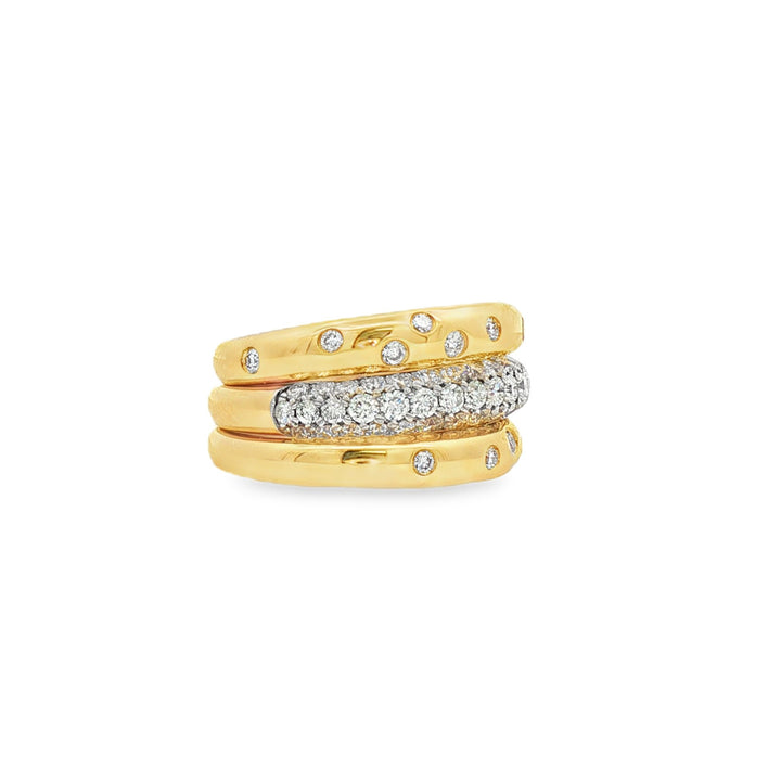 18kt Yellow Gold Diamond Ring
