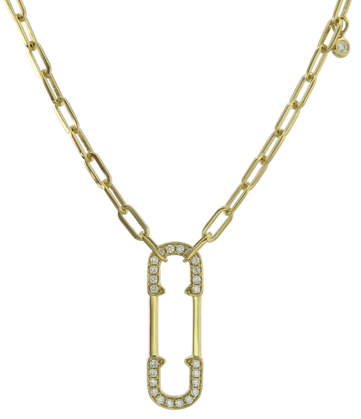18Kt Yellow Gold Diamond Pendant