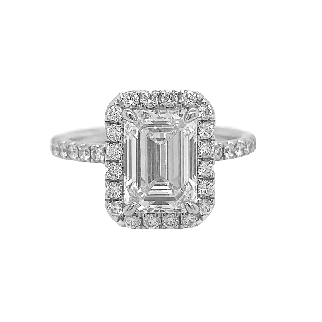 18kt White Gold GIA Certified Lab Diamond Ring