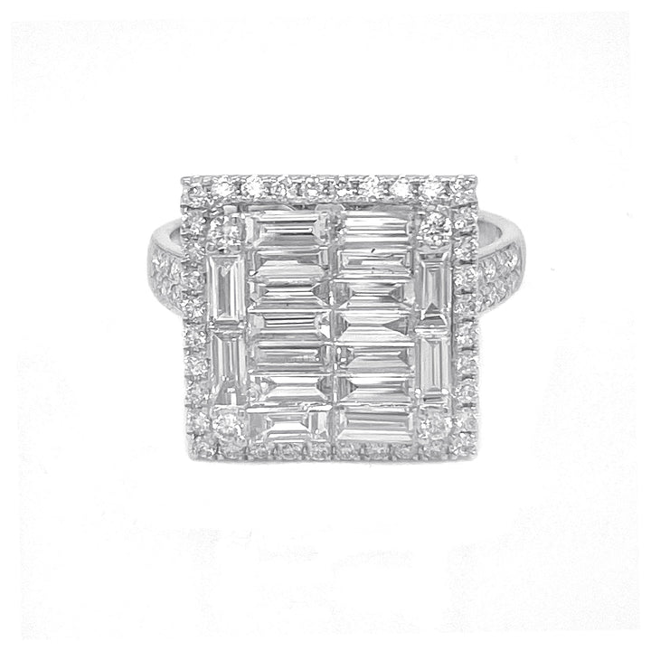 18kt White Gold Diamond Ring