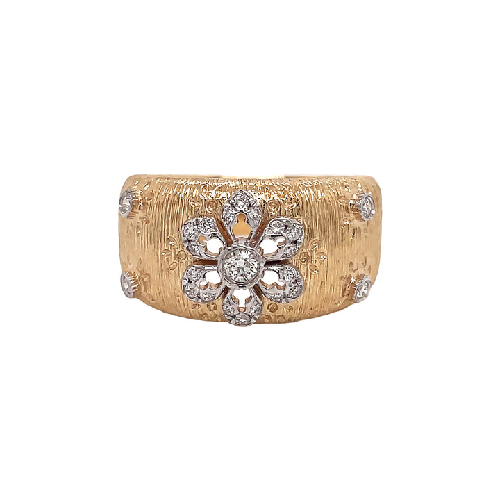 18kt Yellow Gold Diamond Ring