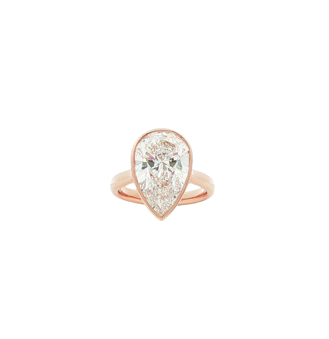14kt Rose Gold Lab Diamond Ring