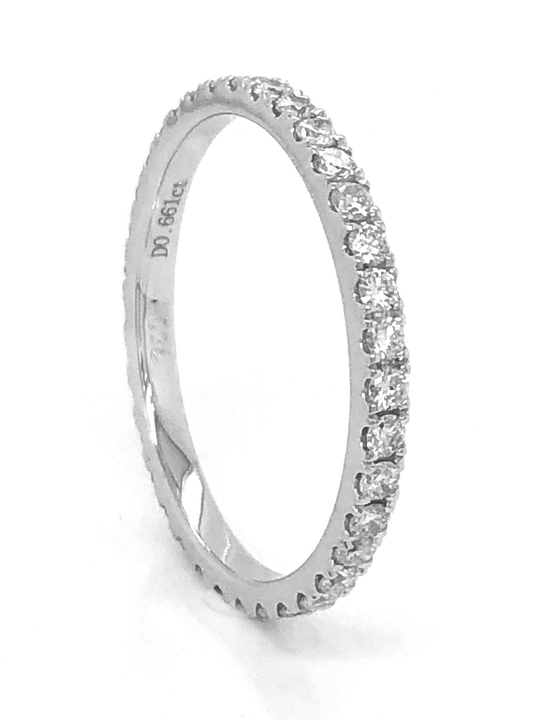 18kt White Gold Diamond Band