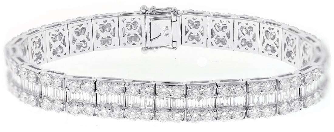 18kt White Gold Diamond Bracelet