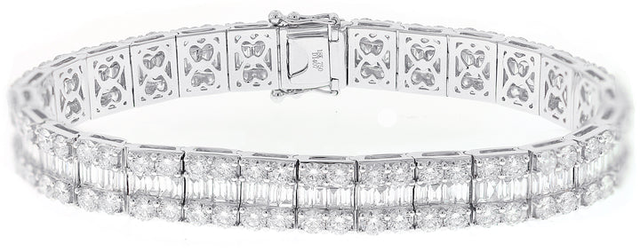 18kt White Gold Diamond Bracelet