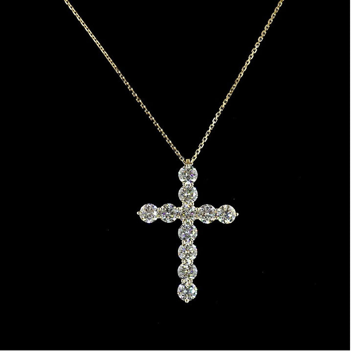 14kt Yellow Gold Lab Diamond Pendant